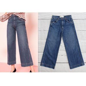 -SOLD-REFORMATION Jane high waisted wide leg crop jeans